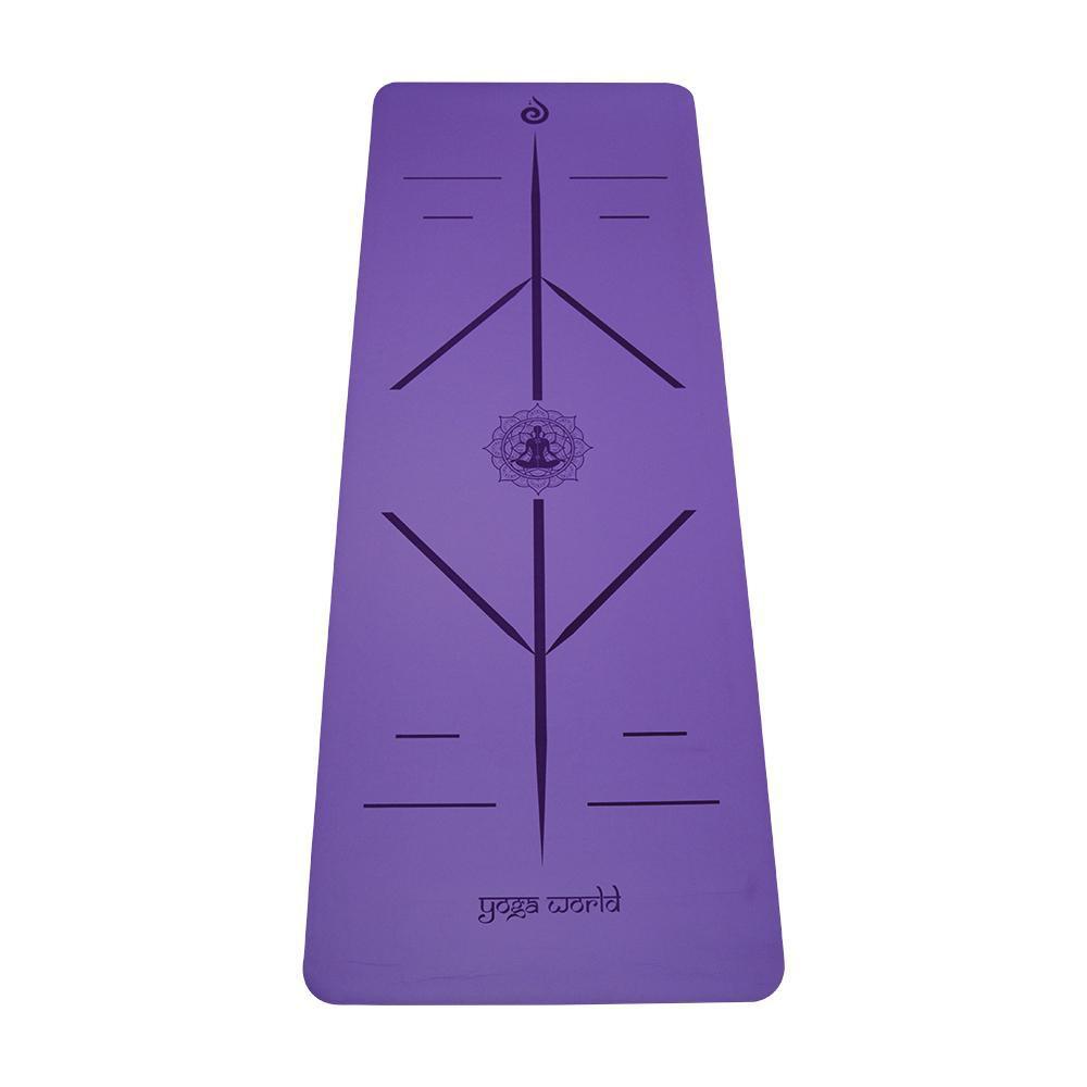 Purple Yoga Bundles Yoga Mat, Wheel, Block and Strap Yoga World Shop Yoga Mat Yoga Shop