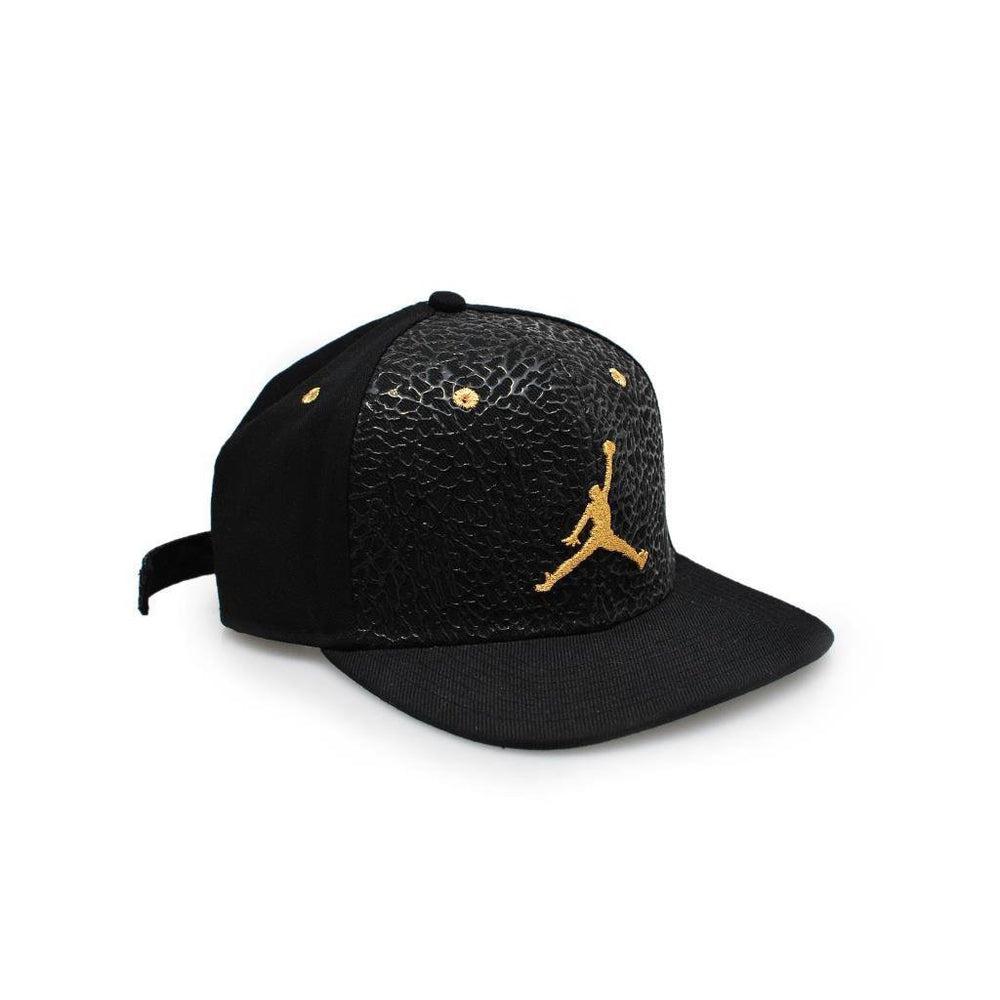 Unisex Nike Jordan Jumpman Snapback Hat Black Gold – Foot World