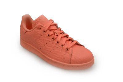Womens Adidas Stan Smith W - AQ6807 - Peach Sunglow Trainers-Womens-Adidas-Adidas Brands, Court, Running Footwear, Stan Smith-sneakers Foot World