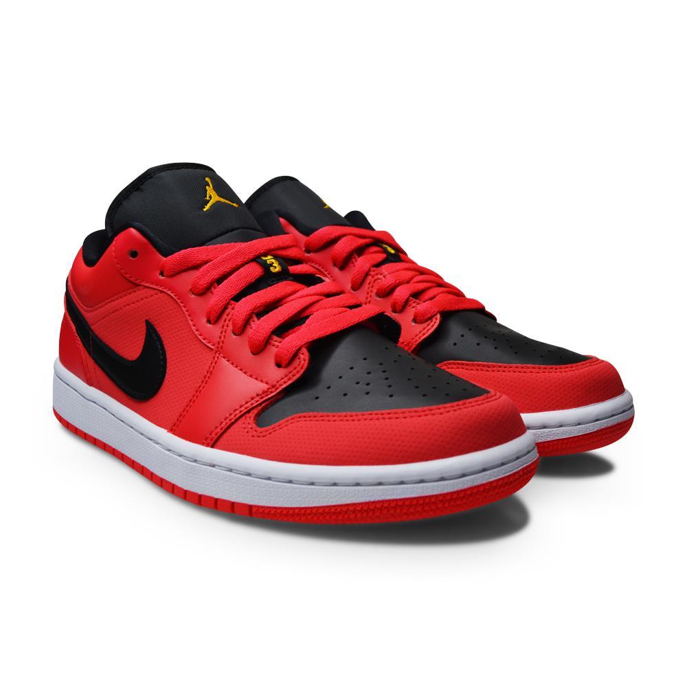 Womens Nike Air Jordan 1 Low - DC0774 600 - Siren Red Black White-Basketball Footwear, Court, Footwear Women, Jordan, Jordan *Rare*-Foot World UK