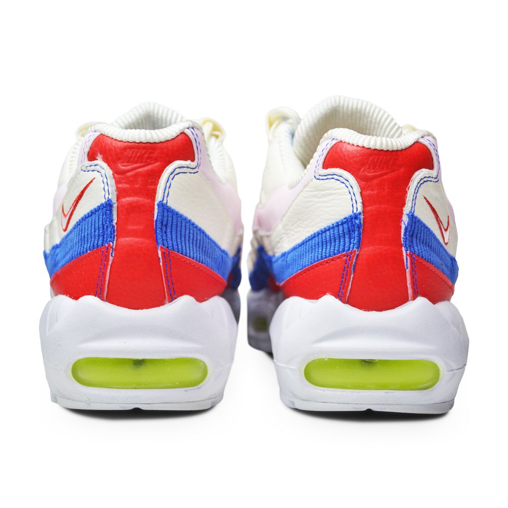Women's Nike Air Max 95 SE - AQ4138-101 - Cream White Red Blue-Womens-Nike-sneakers Foot World
