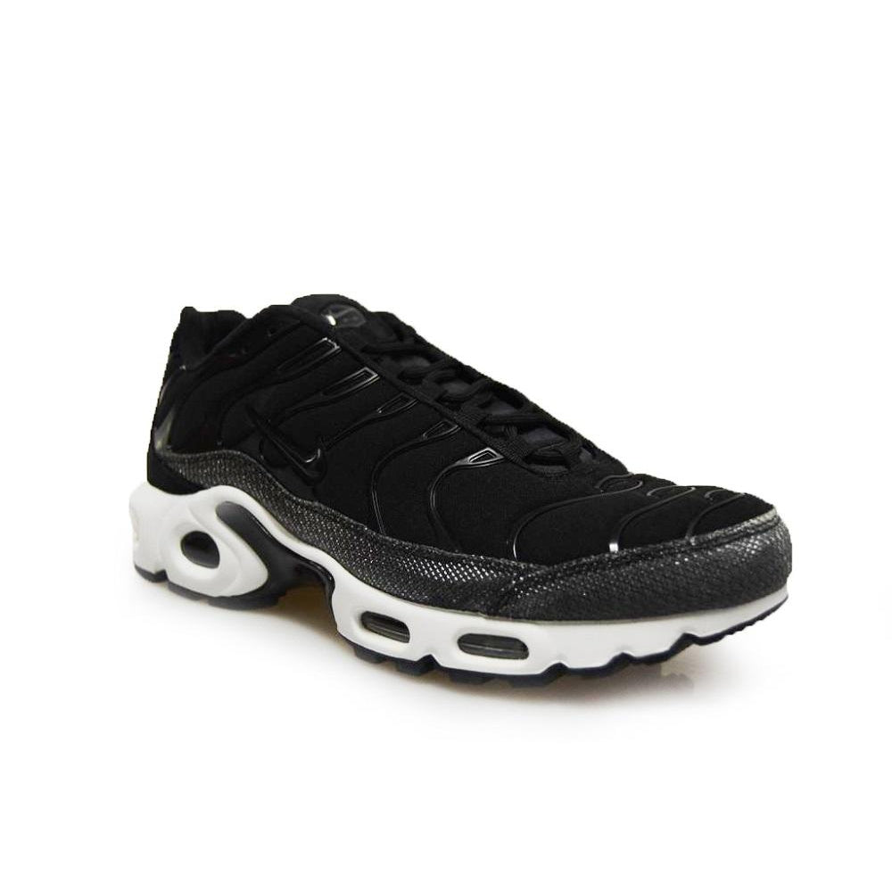 Womens Nike Air Max Plus Premium 848891 001 Black White