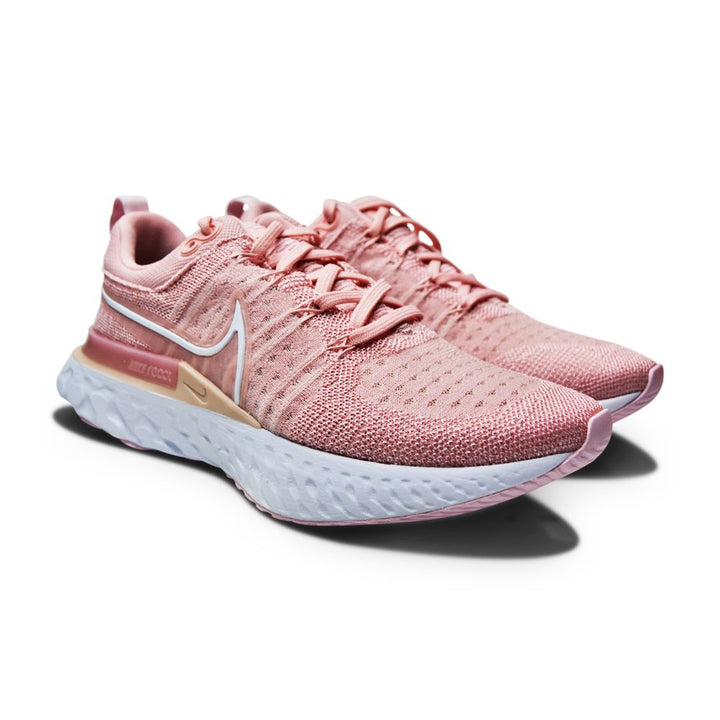 Womens Nike React Infinity Run FK 2 - CT2423 600 - Pink Glaze White Foam Pink-Womens-Nike-Nike React Infinity-sneakers Foot World