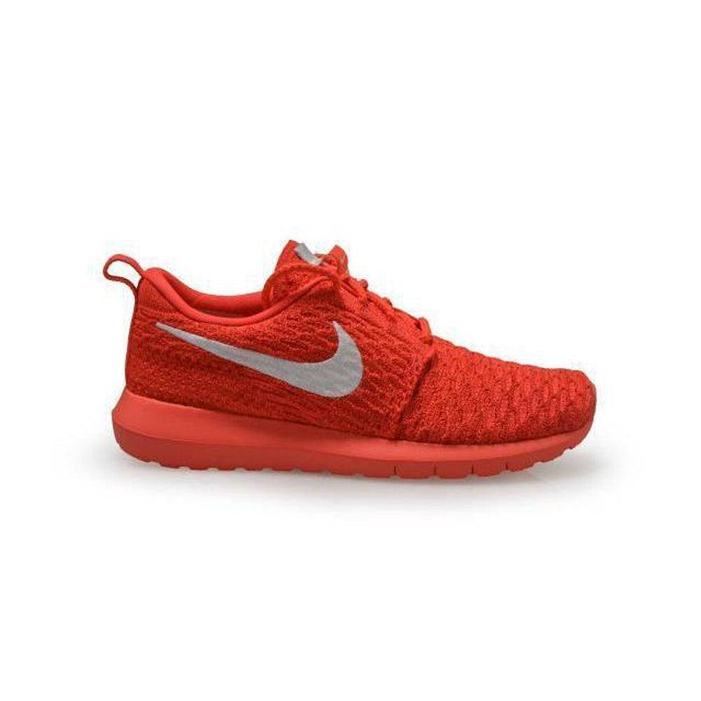 Womens Nike Roshe NM Flyknit - 843386-604 - Orange Crimson Trainers-Nike Brands, Roshe, Running Footwear-Foot World UK